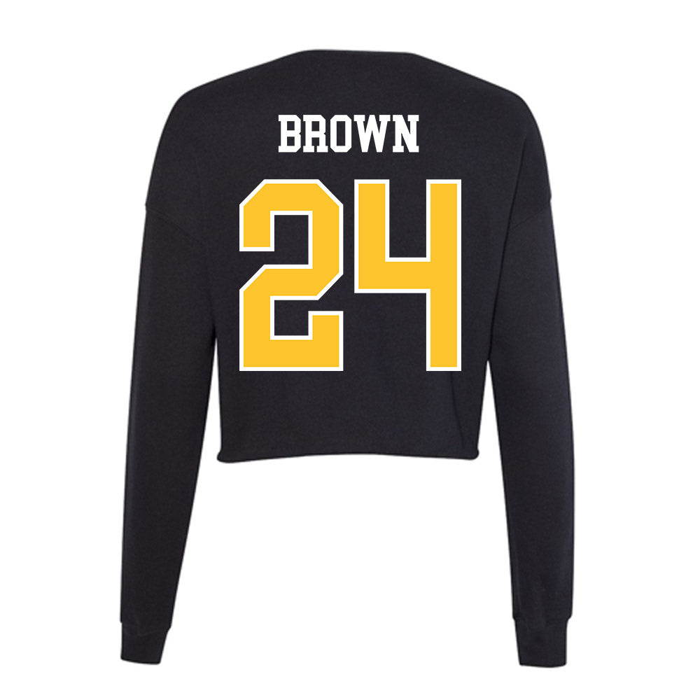 East Carolina - NCAA Football : TyMir Brown - Classic Shersey Women's Cropped Crew Fleece-1