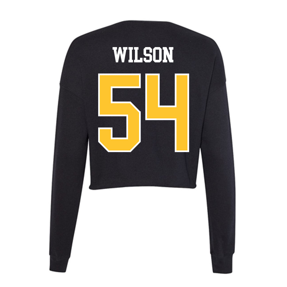 East Carolina - NCAA Football : Zion Wilson - Classic Shersey Women's Cropped Crew Fleece-1