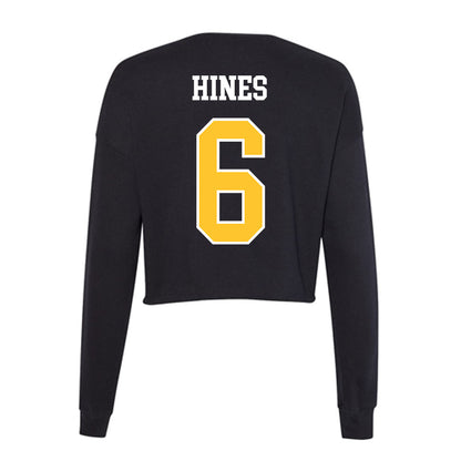 East Carolina - NCAA Football : DeMarius Hines - Classic Shersey Women's Cropped Crew Fleece-1