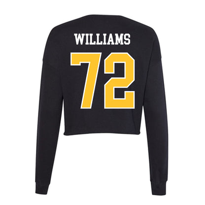 East Carolina - NCAA Football : Jeremiah Williams - Classic Shersey Women's Cropped Crew Fleece-1