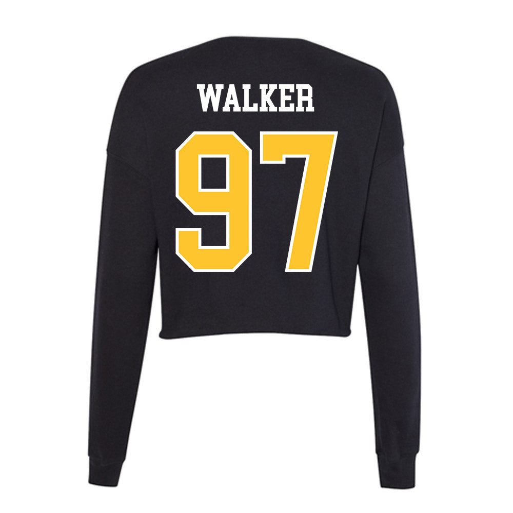 East Carolina - NCAA Football : Cole Walker - Classic Shersey Women's Cropped Crew Fleece-1