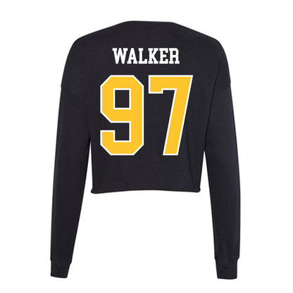 East Carolina - NCAA Football : Cole Walker - Classic Shersey Women's Cropped Crew Fleece-1