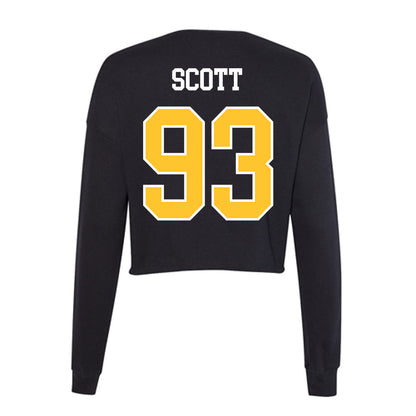 East Carolina - NCAA Football : Everett Scott - Classic Shersey Women's Cropped Crew Fleece-1