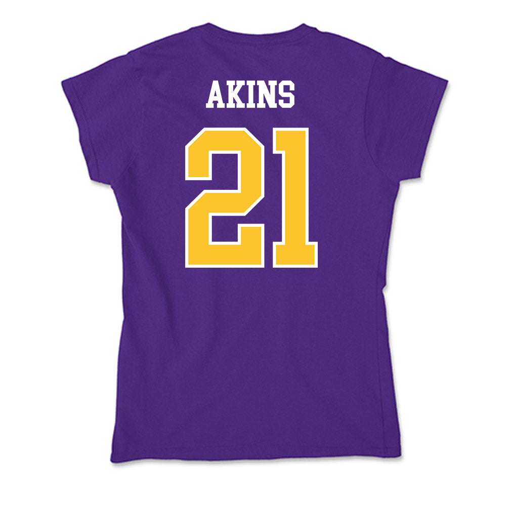East Carolina - NCAA Football : Jonathan Akins - Classic Shersey Soft Style Women’s T-Shirt-1