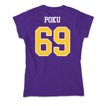 East Carolina - NCAA Football : Emmanuel Poku - Classic Shersey Soft Style Women’s T-Shirt-1