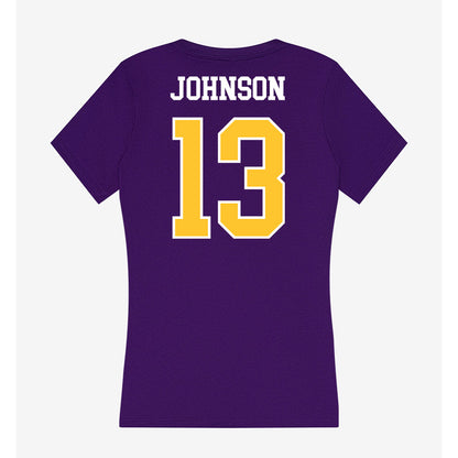 East Carolina - NCAA Football : Tyler Johnson - Classic Shersey Women's V-Neck T-Shirt-1