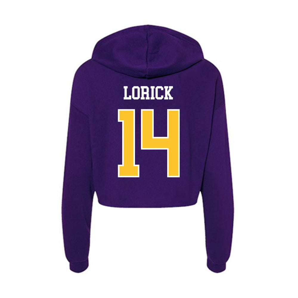 East Carolina - NCAA Football : Dillon Lorick - Classic Shersey Women's Crop Fleece Hoodie-1