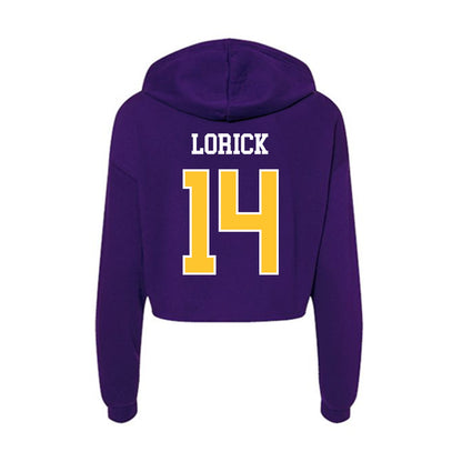 East Carolina - NCAA Football : Dillon Lorick - Classic Shersey Women's Crop Fleece Hoodie-1