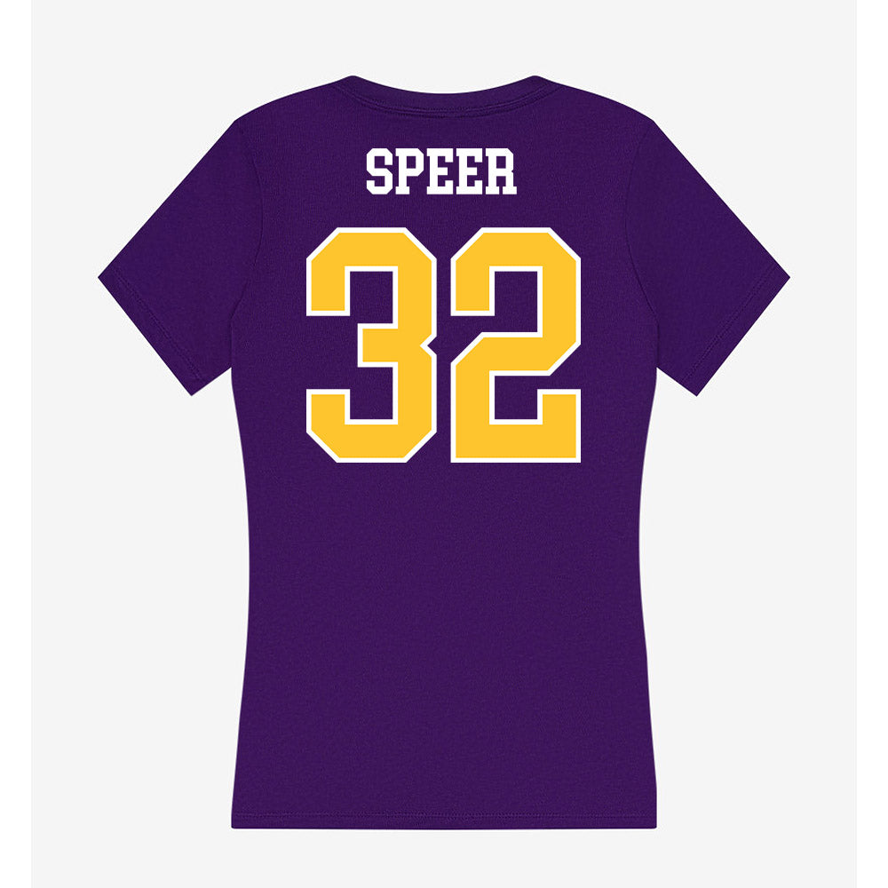 East Carolina - NCAA Football : Durante Speer - Classic Shersey Women's V-Neck T-Shirt-1
