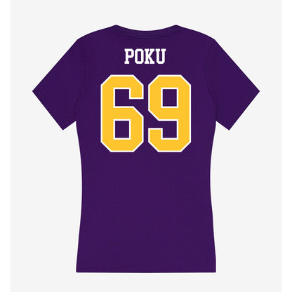 East Carolina - NCAA Football : Emmanuel Poku - Classic Shersey Women's V-Neck T-Shirt-1