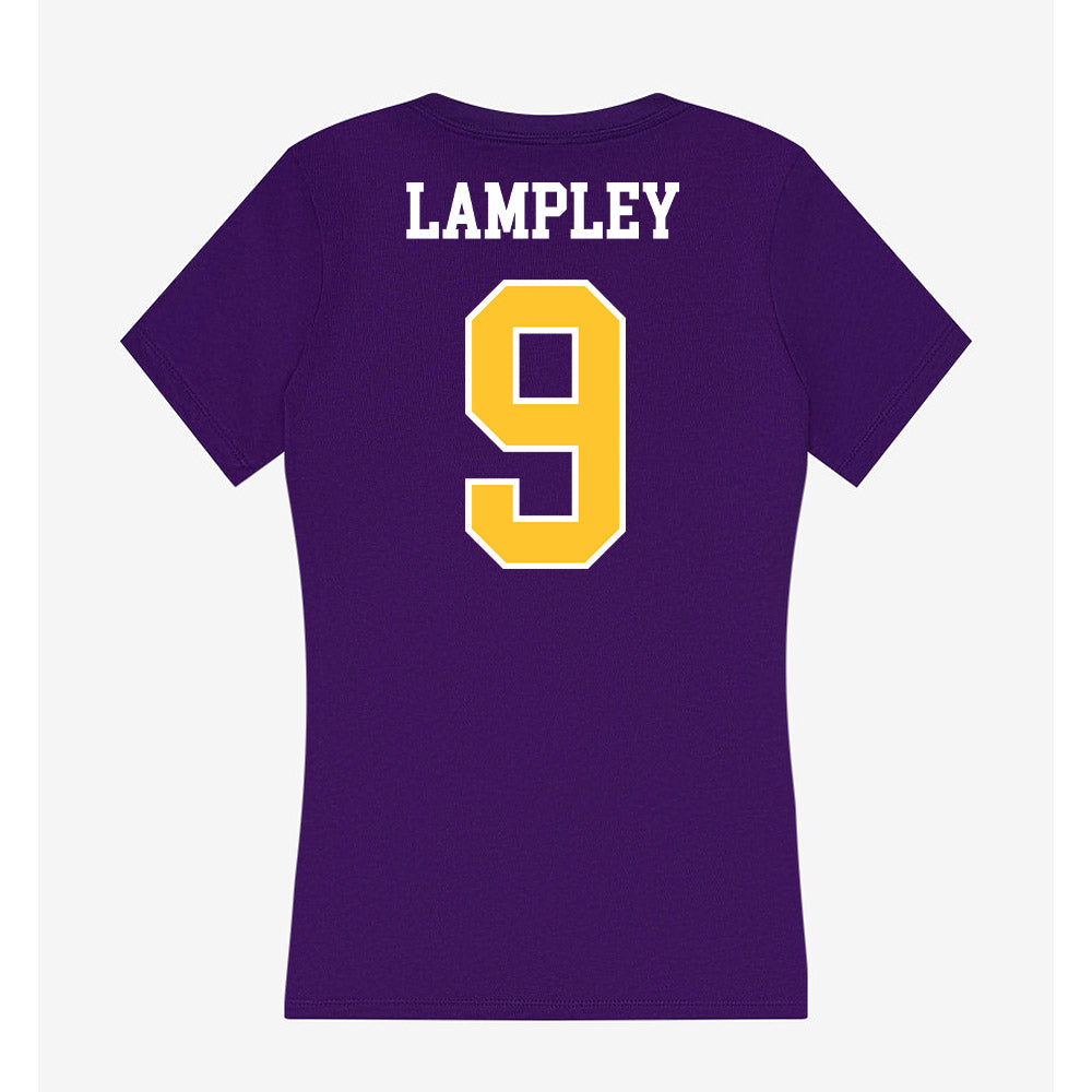 East Carolina - NCAA Football : J.D. Lampley - Classic Shersey Women's V-Neck T-Shirt-1