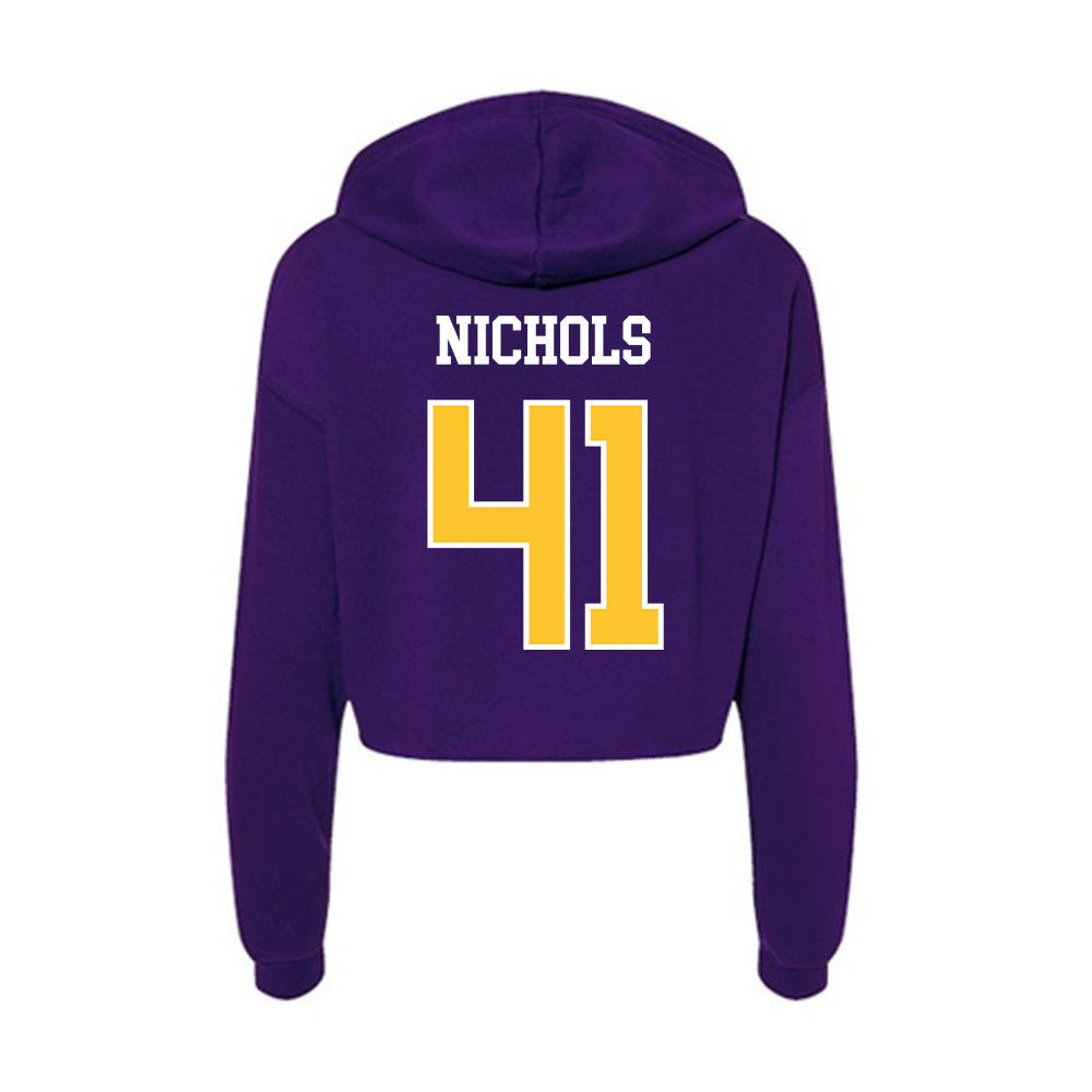 East Carolina - NCAA Softball : Trinity Nichols - Classic Shersey Women's Crop Fleece Hoodie-1
