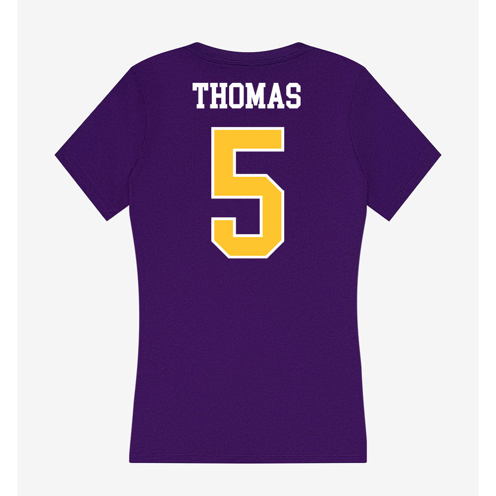 East Carolina - NCAA Women's Soccer : Molly Thomas - Classic Shersey Women's V-Neck T-Shirt-1