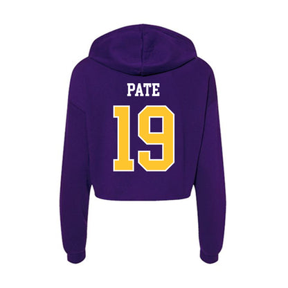 East Carolina - NCAA Women's Volleyball : Ellie Pate - Classic Shersey Women's Crop Fleece Hoodie-1