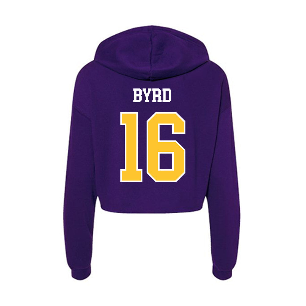 East Carolina - NCAA Baseball : Parker Byrd - Classic Shersey Women's Crop Fleece Hoodie-1