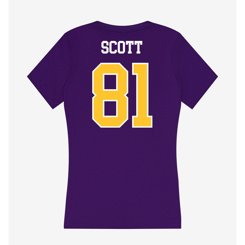 East Carolina - NCAA Football : Mason Scott - Classic Shersey Women's V-Neck T-Shirt-1