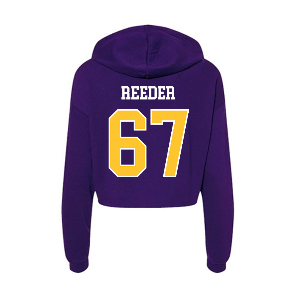 East Carolina - NCAA Football : Peyton Reeder - Classic Shersey Women's Crop Fleece Hoodie-1