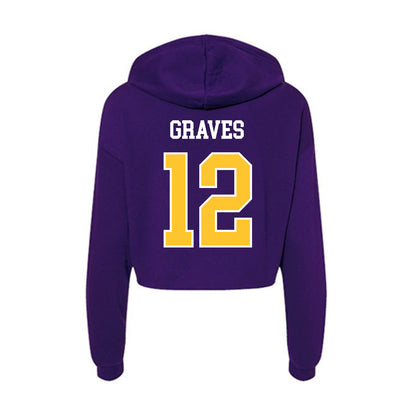East Carolina - NCAA Football : Chance Graves - Classic Shersey Women's Crop Fleece Hoodie-1