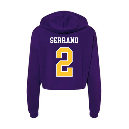 East Carolina - NCAA Women's Soccer : Sofia Serrano - Classic Shersey Women's Crop Fleece Hoodie-1