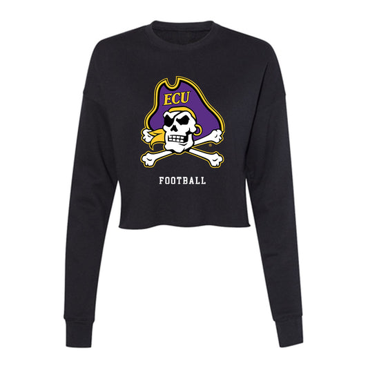 East Carolina - NCAA Football : Johnny Williams - Classic Shersey Women's Cropped Crew Fleece-0