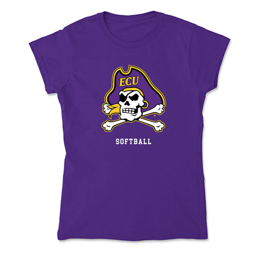 East Carolina - NCAA Softball : Ella Tracy - Classic Shersey Soft Style Women’s T-Shirt-0