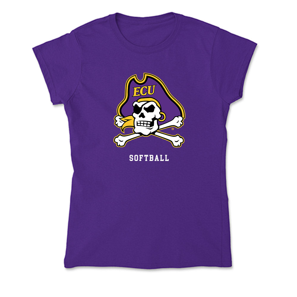East Carolina - NCAA Softball : Anna Sawyer - Classic Shersey Soft Style Women’s T-Shirt-0
