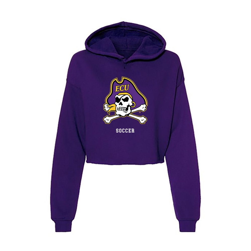 East Carolina - NCAA Women's Soccer : Molly Thomas - Classic Shersey Women's Crop Fleece Hoodie-0