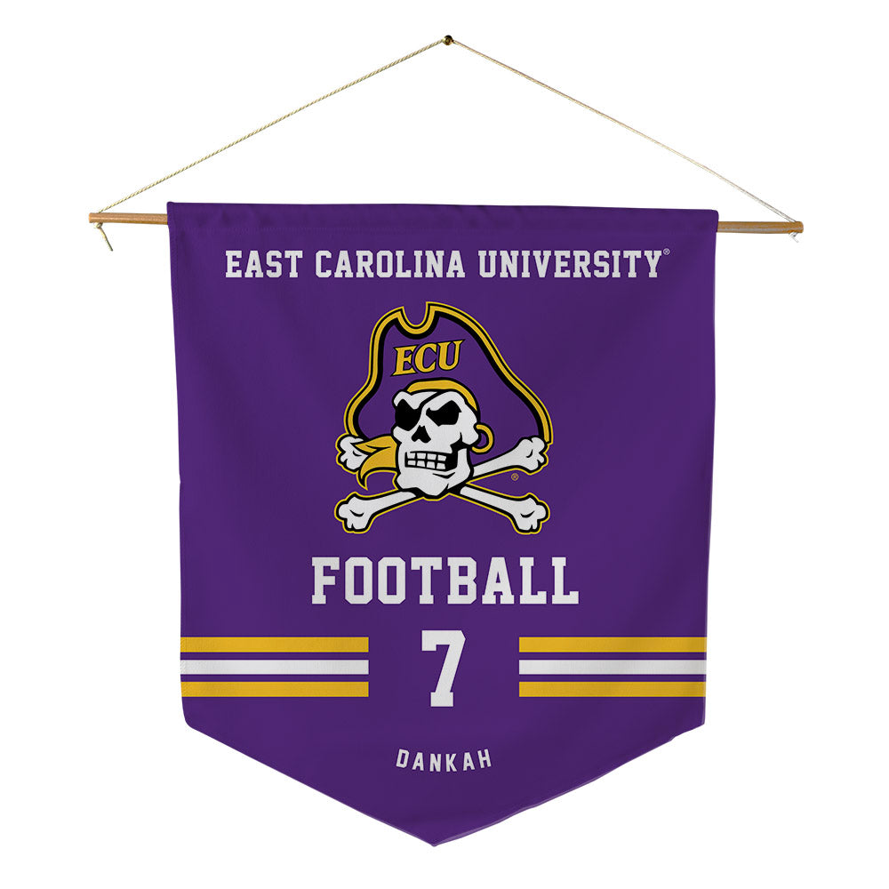 East Carolina - NCAA Football : Samuel Dankah - Pennant - 18" x 21"-0
