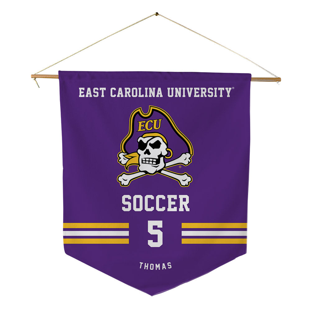 East Carolina - NCAA Women's Soccer : Molly Thomas - Pennant - 18" x 21"-0