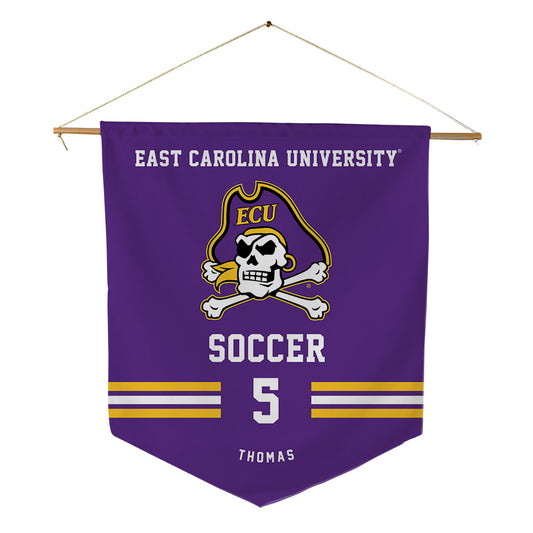 East Carolina - NCAA Women's Soccer : Molly Thomas - Pennant - 18" x 21"-0