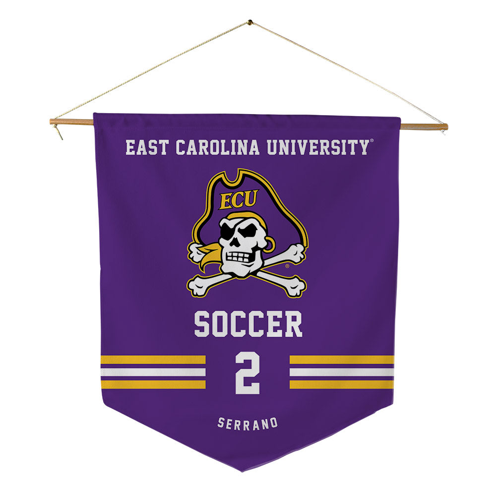 East Carolina - NCAA Women's Soccer : Sofia Serrano - Pennant - 18" x 21"-0