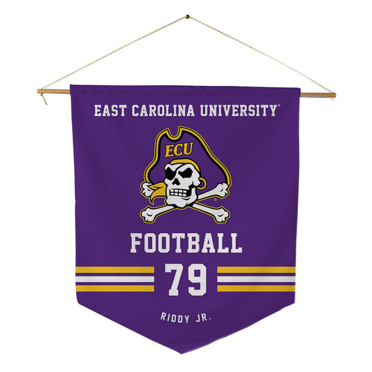 East Carolina - NCAA Football : Sam Riddy Jr. - Pennant - 18" x 21"-0
