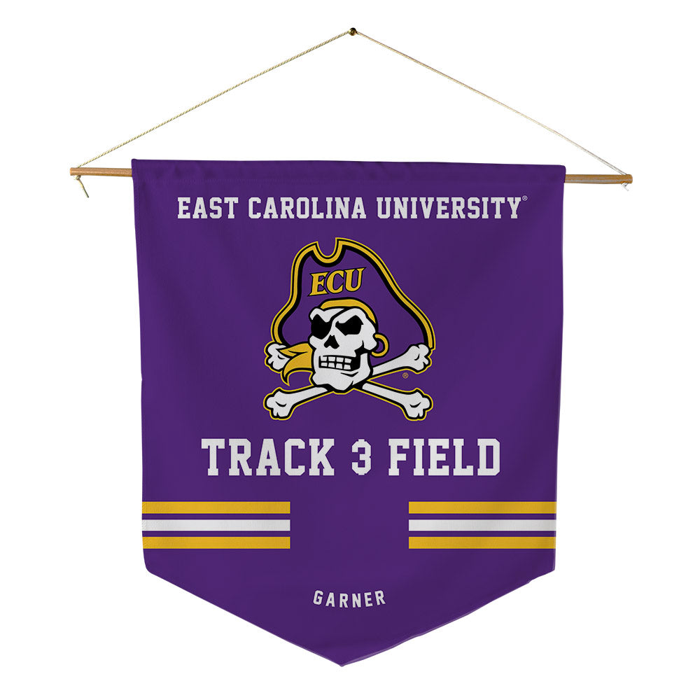 East Carolina - NCAA Women's Track & Field : Gabrielle Garner - Pennant - 18" x 21"-0