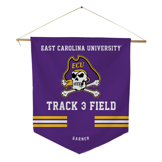 East Carolina - NCAA Women's Track & Field : Gabrielle Garner - Pennant - 18" x 21"-0