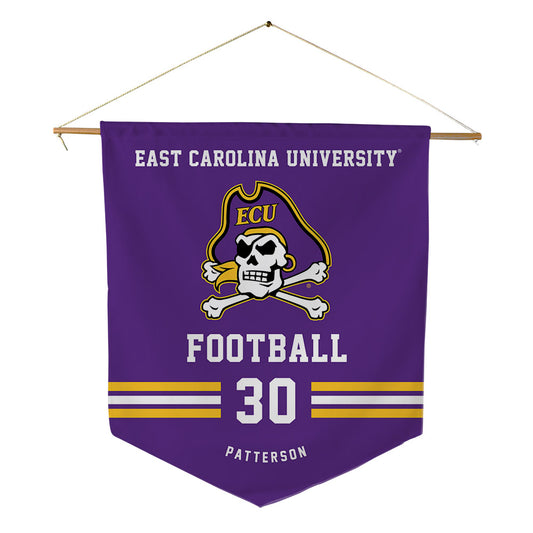 East Carolina - NCAA Football : Timothy Patterson - Pennant - 18" x 21"-0