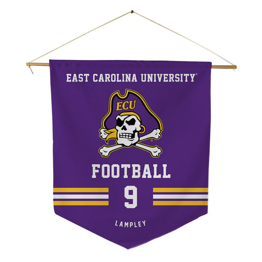 East Carolina - NCAA Football : J.D. Lampley - Pennant - 18" x 21"-0