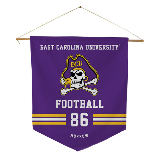 East Carolina - NCAA Football : Kaleb Morrow - Pennant - 18" x 21"-0
