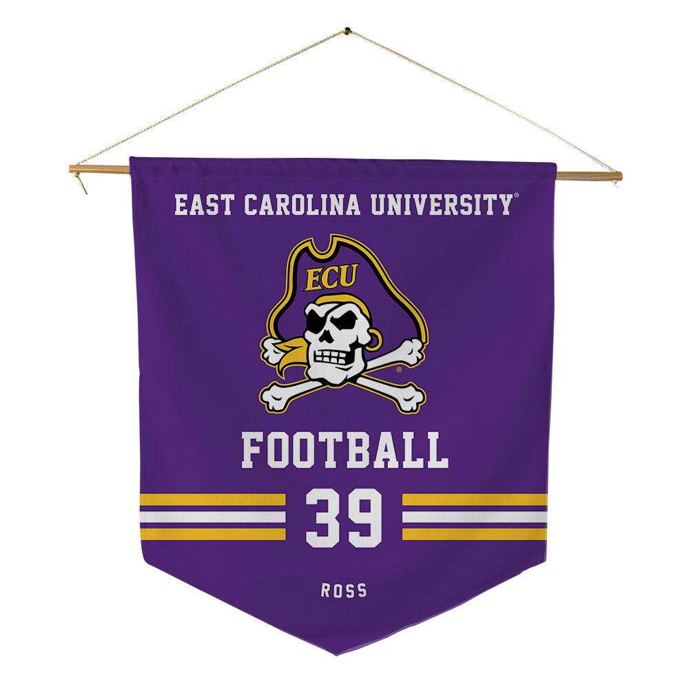 East Carolina - NCAA Football : Angelo Ross - Pennant - 18" x 21"-0