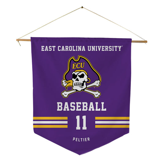 East Carolina - NCAA Baseball : Alex Peltier - Pennant - 18" x 21"-0