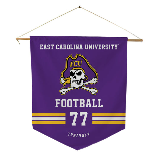 East Carolina - NCAA Football : Cooper Trnavsky - Pennant - 18" x 21"-0