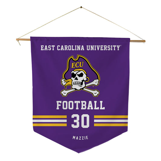East Carolina - NCAA Football : Nick Mazzie - Pennant - 18" x 21"-0