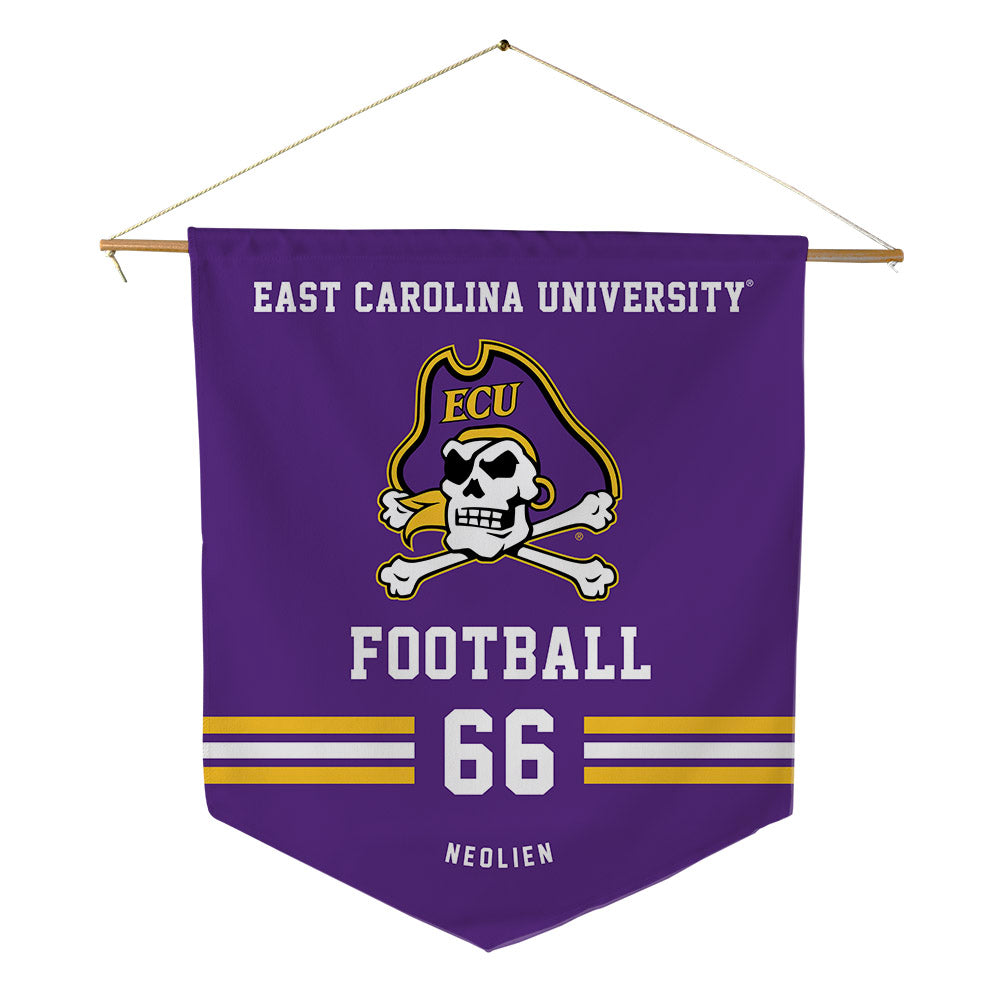East Carolina - NCAA Football : Marleo Neolien - Pennant - 18" x 21"-0