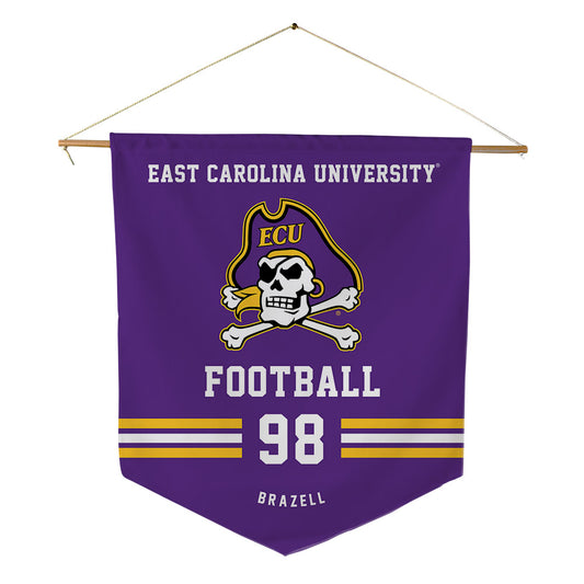 East Carolina - NCAA Football : Torin Brazell - Pennant - 18" x 21"-0