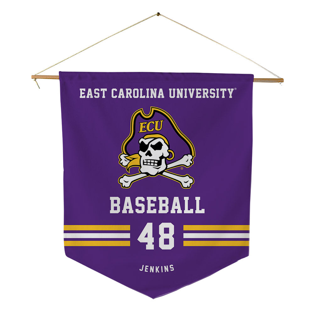 East Carolina - NCAA Baseball : Sean Jenkins - Pennant - 18" x 21"-0