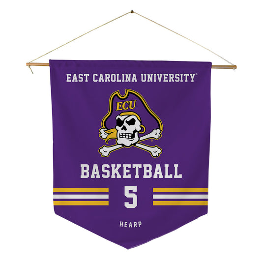 East Carolina - NCAA Women's Basketball : Jayla Hearp - Pennant - 18" x 21"-0