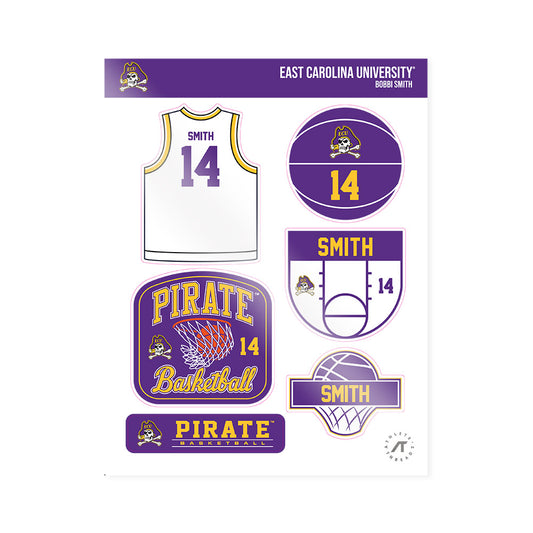 East Carolina - NCAA Women's Basketball : Bobbi Smith - Sticker Sheet-0