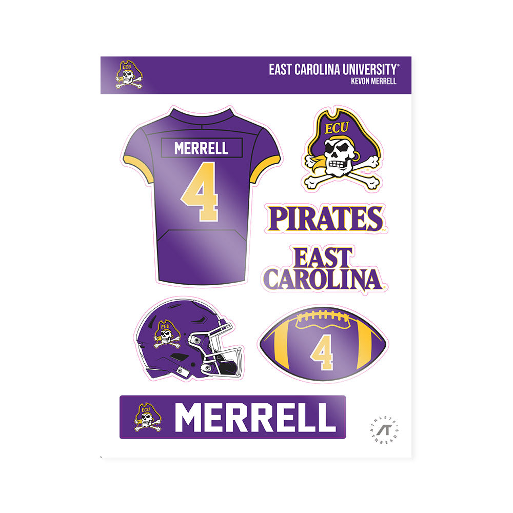 East Carolina - NCAA Football : Kevon Merrell - Sticker Sheet-0