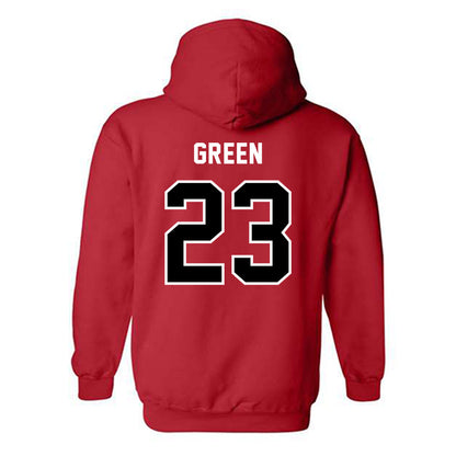 Western Kentucky - NCAA Football : Korbyn Green - Classic Shersey Hooded Sweatshirt-1