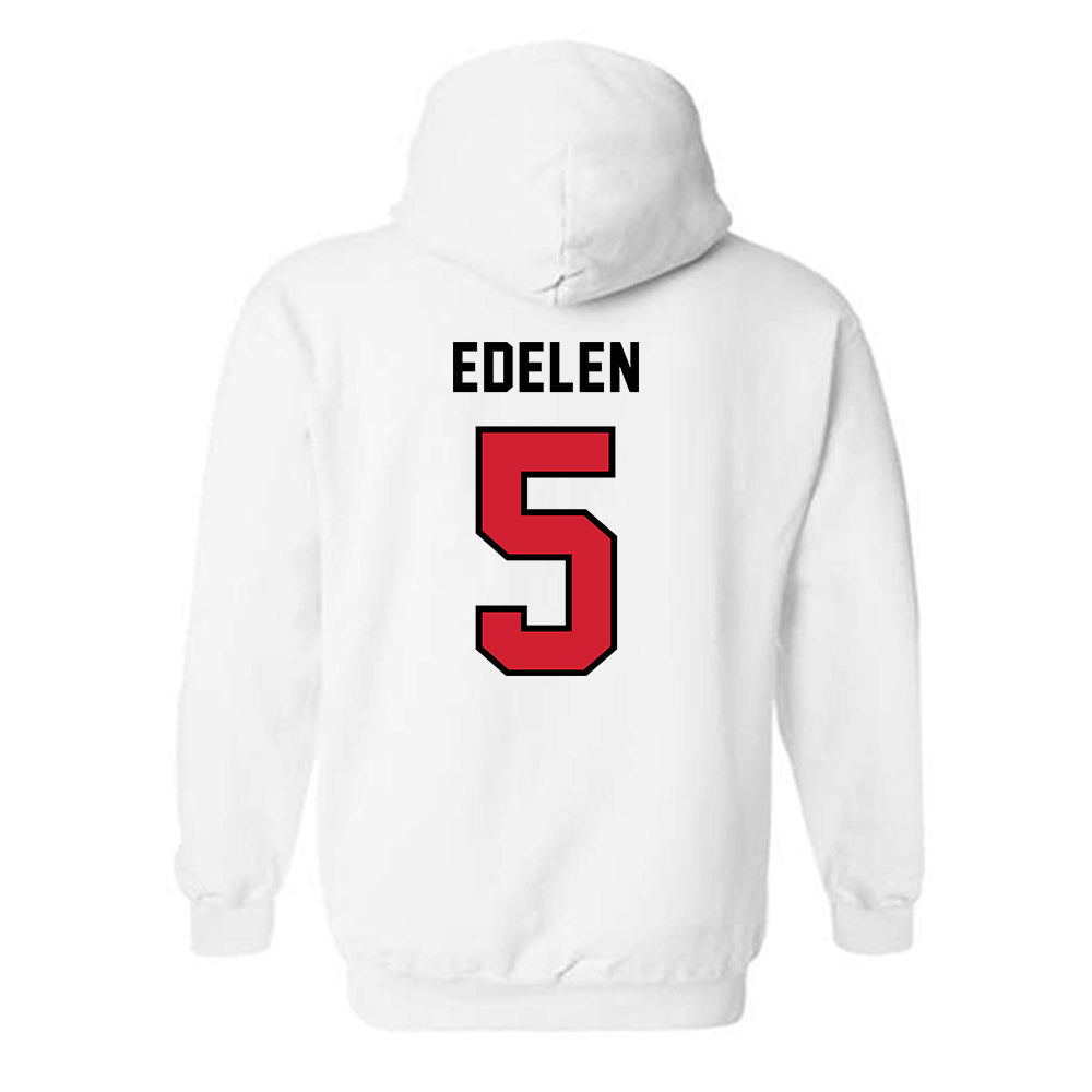 Western Kentucky - NCAA Men's Basketball : Jack Edelen - Classic Shersey Hooded Sweatshirt-1