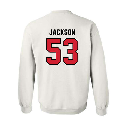 Western Kentucky - NCAA Football : Marshall Jackson - Classic Shersey Crewneck Sweatshirt-1
